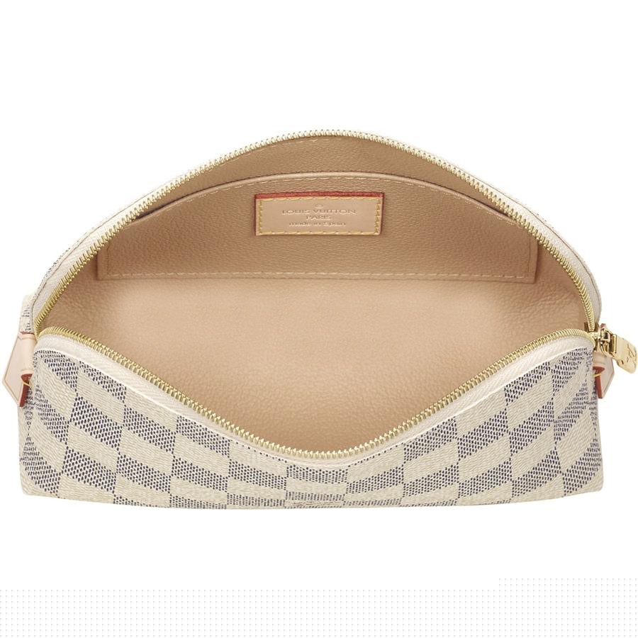 Fake Louis Vuitton Cosmetic Pouch Damier Azur Canvas N60024 Online